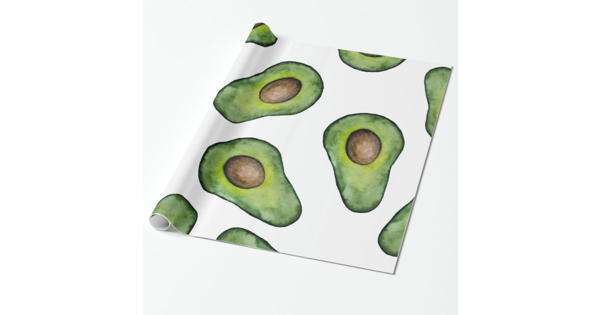Avocado Wrapping Paper | Zazzle.com