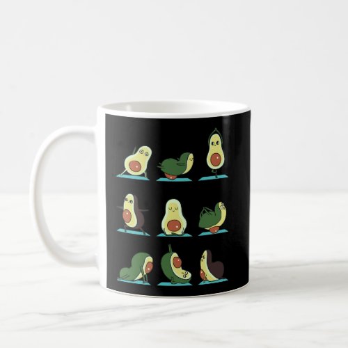 Avocado Yoga Funny Coffee Mug
