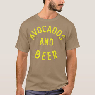 Avocados and Beer Drinking T-Shirt