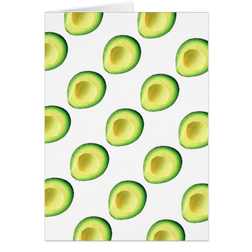 Avocados Birthday Note Card white envelopes incl