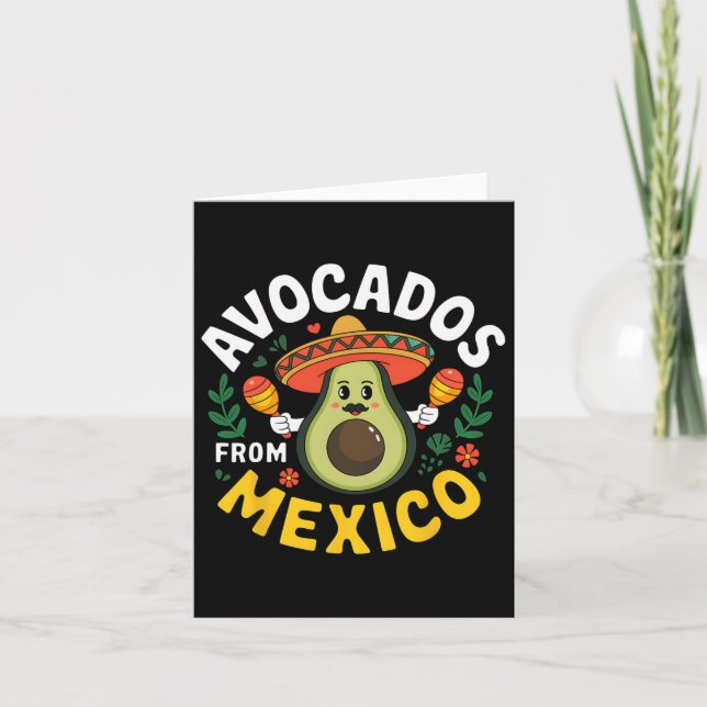 Avocados From Mexico Cinco De Mayo Mexican Fiesta  Card (Front)