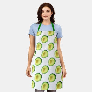 Avocados Green Fiesta All-Over Print Apron