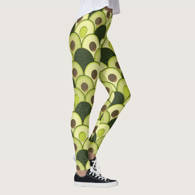 avocados in art deco leggings (Right)