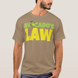 Avocado's Law Avogadro Go Vegan  T-Shirt