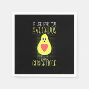 Avocados Make Guacamole Napkins