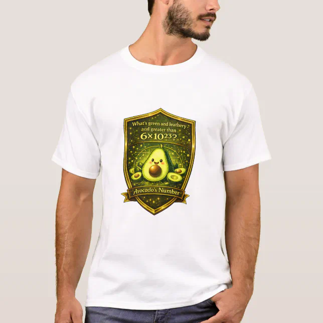 Avocado's Number T-Shirt | Zazzle