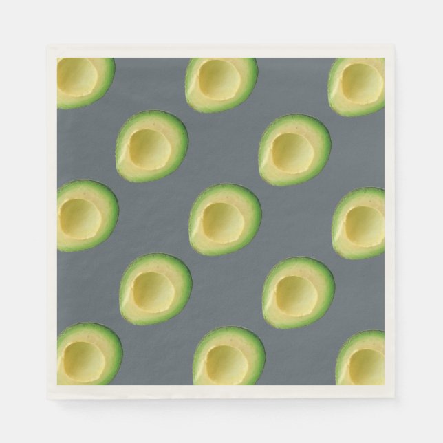 Avocados Scrumscious Paper Napkins (Front)
