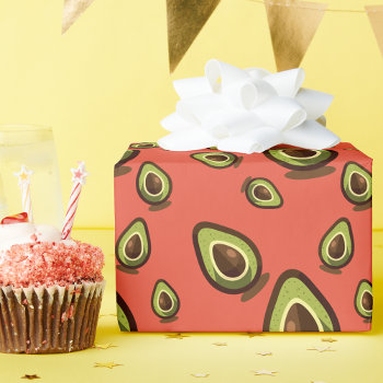 Avocados Wrapping Paper by identica at Zazzle