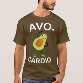 AvoCardio Funny Avocado Fitness 6 T-Shirt