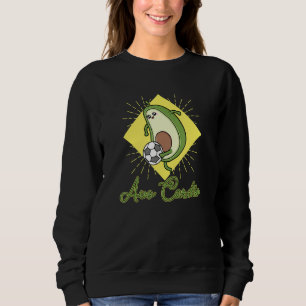 Avocardio Soccer heart fitness cardio sport vegan  Sweatshirt