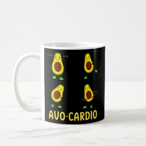 Avocardio Yoga Fitness And Training Avocado 3  Coffee Mug