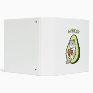 Avocat Cuteness 3 Ring Binder