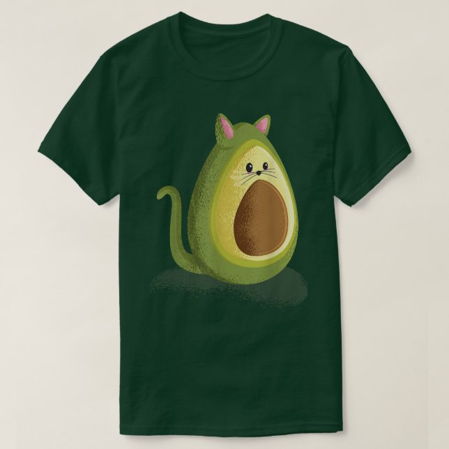 Avocato Avocado Cat Lover  T-Shirt (Design Front)