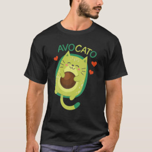 Avocato - Avocato Cat Meme Cute Avocado Vegan Funn T-Shirt