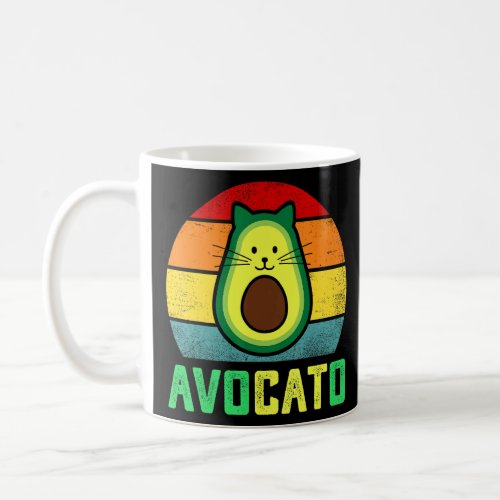 Avocato  Avocato Cat Meme Cute Avocado Vegan Funny Coffee Mug