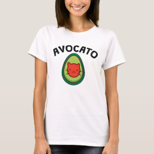 Avocato Cat and Avocado Funny Cat Lover T-Shirt