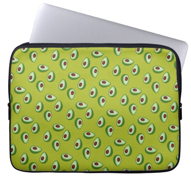 AVOCATO PATTERN LAPTOP SLEEVE (Front)