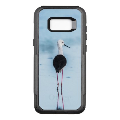 Avocet bird, stilt bird OtterBox commuter samsung galaxy s8+ case