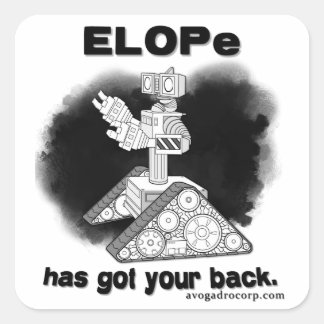 Avogadro Corp / ELOPe sticker (without gun)
