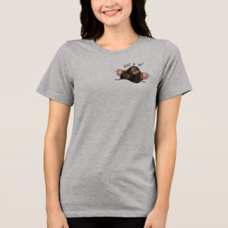 Avogadro's mole T-shirt, chemistry joke, funny,  Tri-Blend Shirt