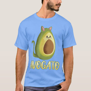 Avogato Avocado Cat Foodie lover T-Shirt