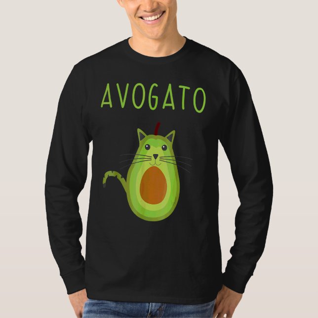Avogato Cinco De Mayo  Cinco De Meow Cat Avocado 3 T-Shirt (Front)