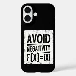 Avoid Negativity Absolute Value Equation Joke iPhone 16 Case