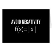 avoid negativity math equation cards (Front Horizontal)