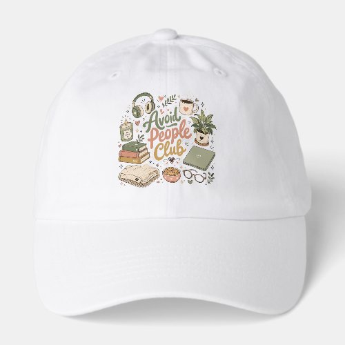 Avoid People Club Cozy Introvert Vibes Hat