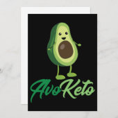 Avoketo - Funny Keto Avocado (Front/Back)