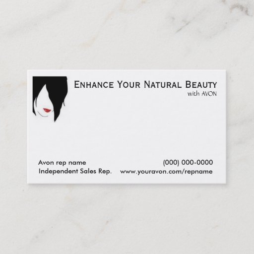 Customizable Avon Business Cards (Beauty)