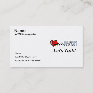AVON Bussiness Card