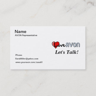AVON Bussiness Card