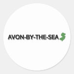 Avon-by-the-Sea, New Jersey Classic Round Sticker