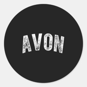 Avon classic round sticker
