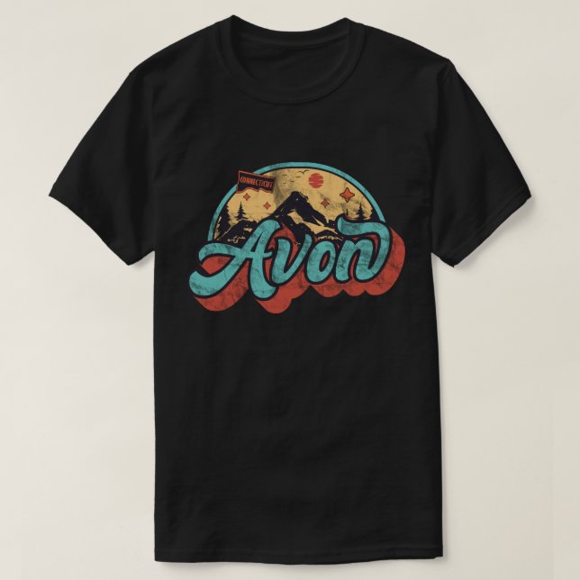 Avon, Connecticut T-Shirt (Design Front)
