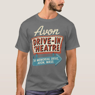 Avon Drive-In Theatre Retro Massachusetts Drive-In T-Shirt