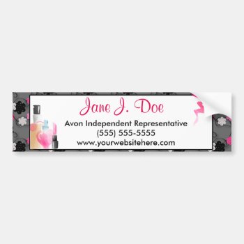 Avon Floral Makeup Bumper Sticker by hkimbrell at Zazzle