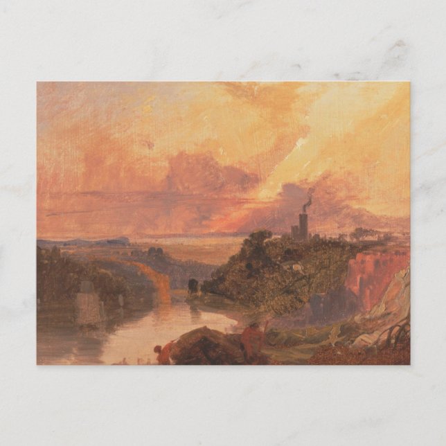 Avon Gorge at Sunset Francis Danby Oil Painting Postcard (Front)