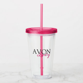 Avon Lady Acrylic Tumbler
