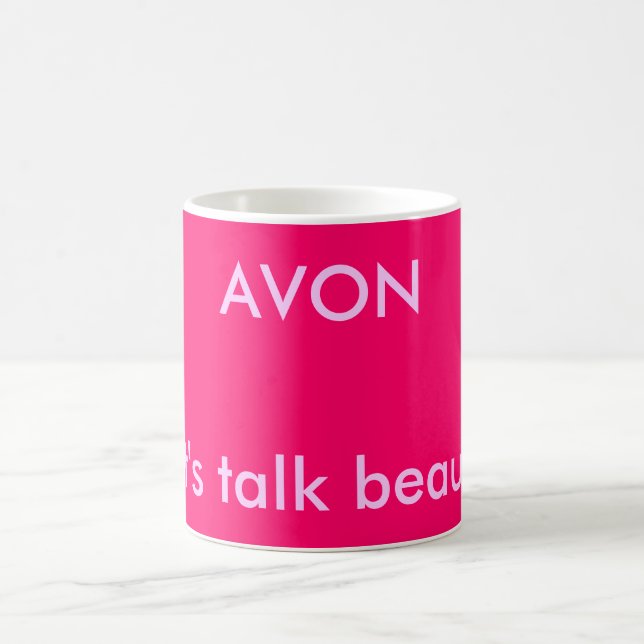 AVON, Let's talk beauty! Coffee Mug (Center)