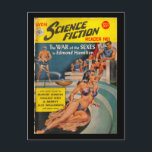 Avon Science Fiction Reader 01 (1951.Avon)_Pulp Ar Postcard<br><div class="desc">Talk about a blast from the past. Looking for vintage pulp magazine covers? We’ve got your back. Indulge in your vintage pulp art passion via our large assortment of pulp fiction art. Pulp Art features a variety of pulp covers from yesteryear. This product features Avon Science Fiction Reader 01 (1951.Avon)_Pulp...</div>