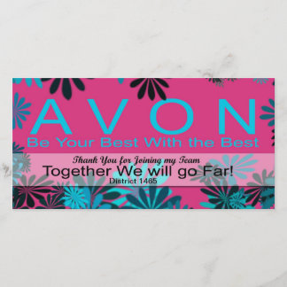 AVON Thank YOU for Joining my Team Card