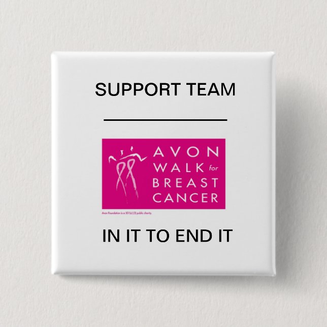 avon-walk-against-breast-cancer button (Front)