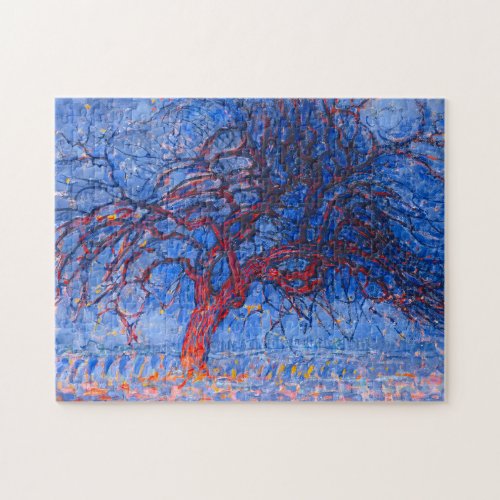 Avond Evening The Red Tree _ Piet Mondrian _ Jigsaw Puzzle