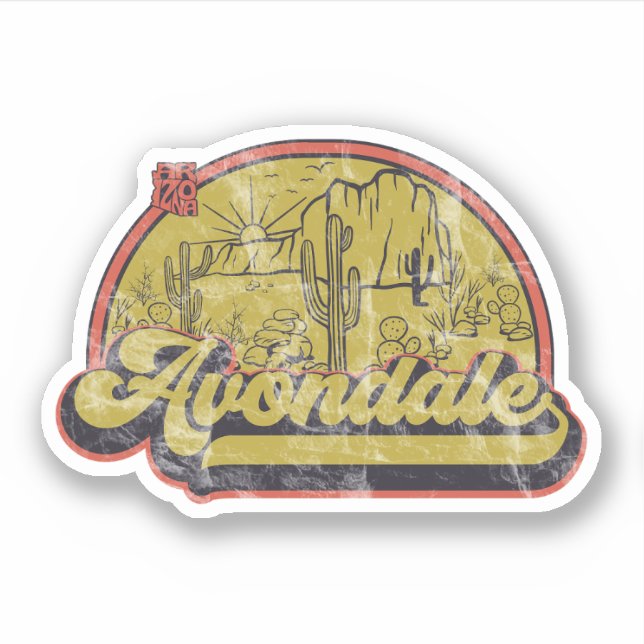 Avondale, Arizona Sticker (Front)