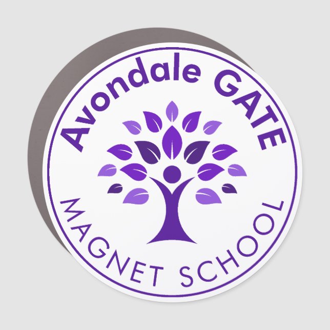 Avondale GATE Car Magnet 5 inch circle (Front)