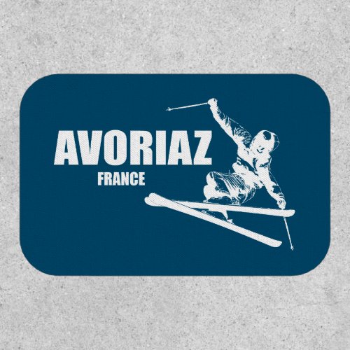 Avoriaz France Skier Patch