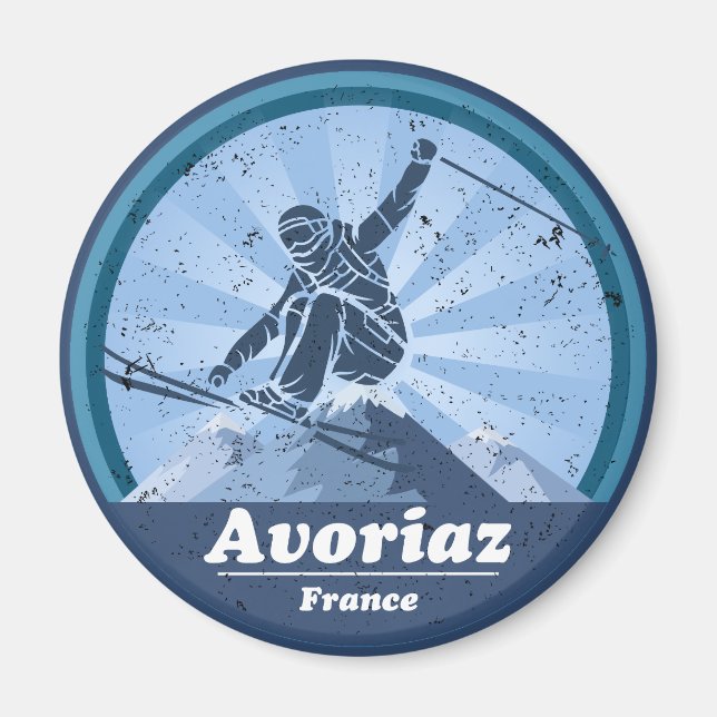 Avoriaz Station de ski - Skieur Magnet (Front)