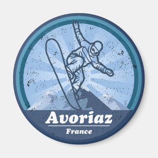 Avoriaz Station de ski - Snowboard Magnet